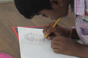 Inter School Drawing Competetion with Rotary Club of Udhna
