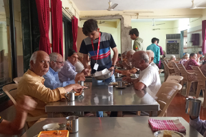 Sweets and Medicine Distribution at Shree Modheshvari Hitvadhak Charitable Trust - Old Age Home